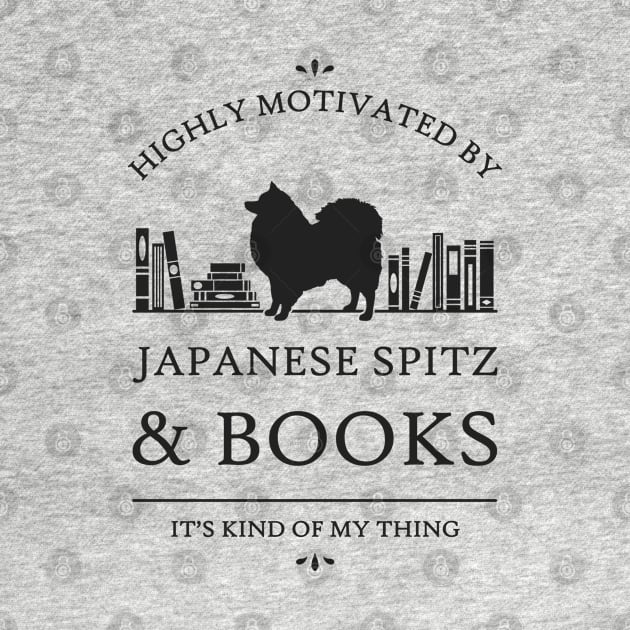 Highly Motivated by Japanese Spitz and Books by rycotokyo81